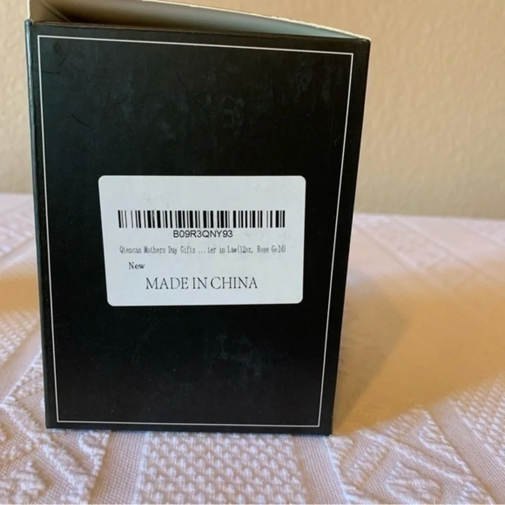 NIB Stainless Steel Double Wall 12oz Wine‎ Tumbler Best Amazing Mother in Law